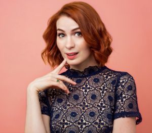Photo of keynote Felicia Day smiling